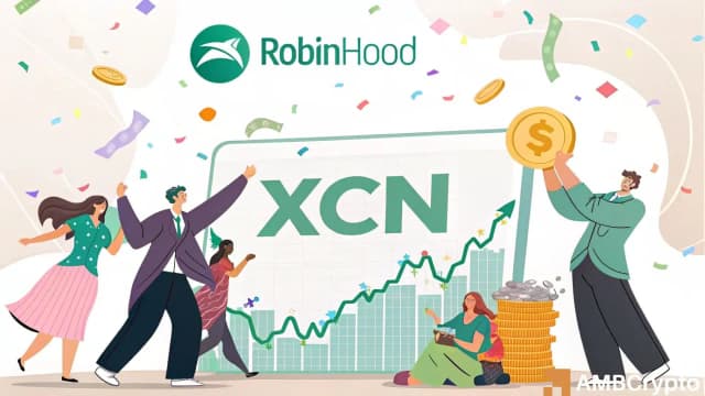 Onyxcoin listed on Robinhood driving, a surge to $0.00695.