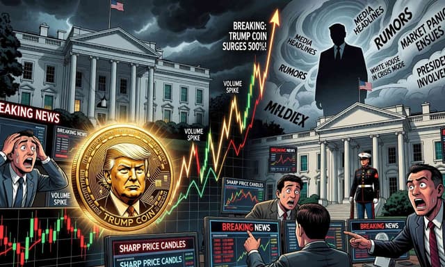 Rumores sobre la salud de Donald Trump agitan precio de la memecoin TRUMP - DiarioBitcoin