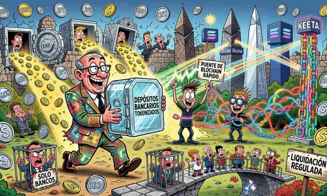 Keeta y LayerZero llevan depósitos bancarios tokenizados a Ethereum, Solana y Base - DiarioBitcoin