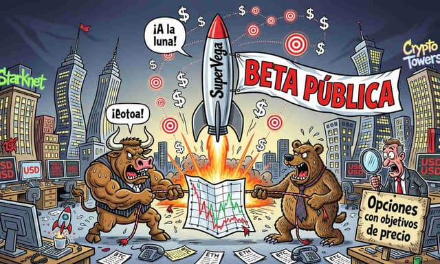 SuperVega lanza trading de opciones en beta pública sobre Starknet - DiarioBitcoin