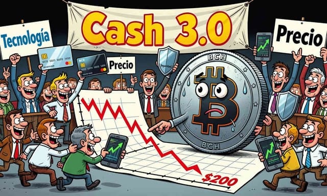 Bitcoin Cash avanza en privacidad y tarjetas NFC, pero sigue en riesgo de caer bajo USD $200 - DiarioBitcoin