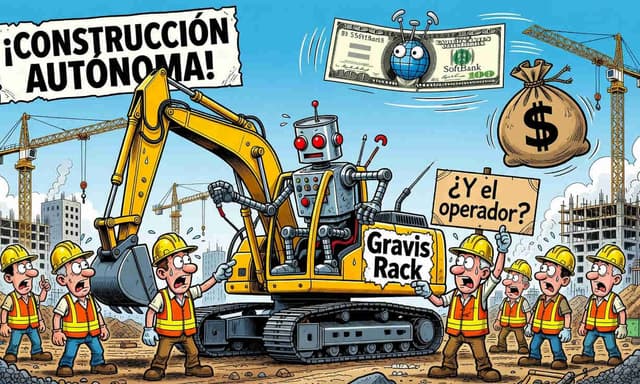 SoftBank inyecta USD $200 millones en Gravis Robotics para automatizar excavadoras - DiarioBitcoin