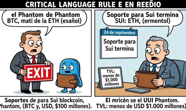 Phantom retirará el soporte para Sui el 24 de septiembre - DiarioBitcoin
