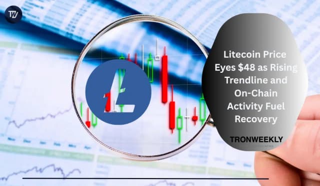 Litecoin Price Eyes $48 As Rising Trendline And On-Chain Activity Fuel Recovery