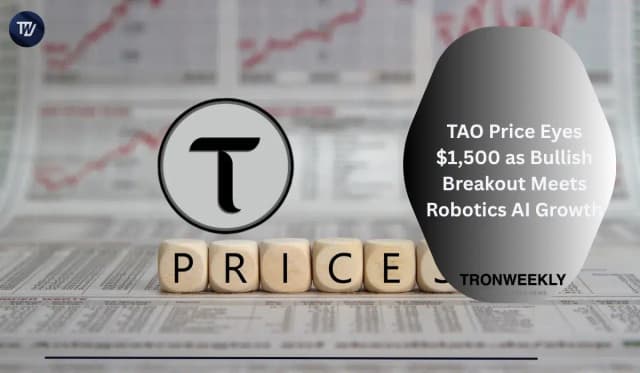 TAO Price Eyes $1,500 As Bullish Breakout Meets Robotics AI Growth