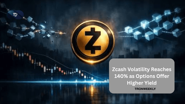 Zcash Volatility Reaches 140% As Options Offer Higher Yield Positive Strong