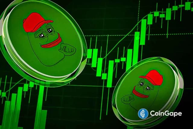 Pepe Coin Price Forecast: PEPE Forms Bull Pennant After 60% Rally, Eyes $0.0000057 Next
