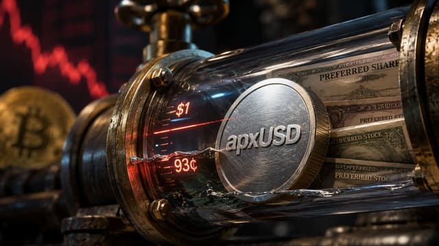 A stablecoin tied to Strategy stock depegs putting a new DeFi dollar risk in focus as Bitcoin sells off