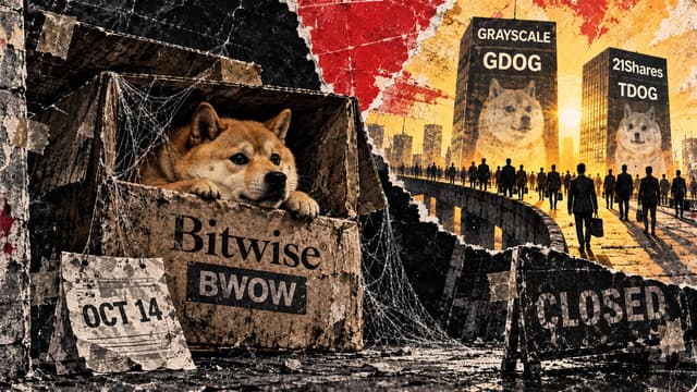 Bitwise is closing the lowest-fee Dogecoin ETF after rivals captured nearly all the capital