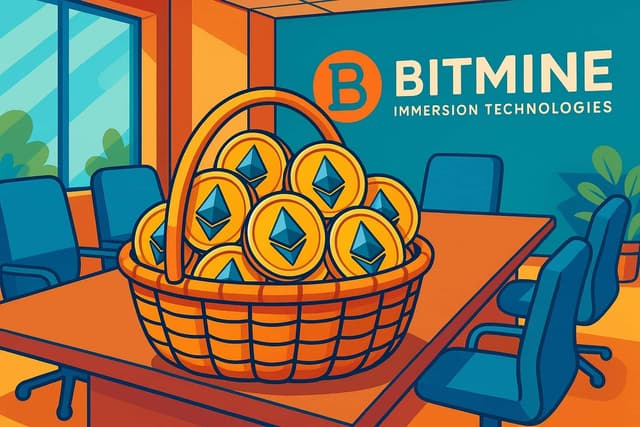 Bitmine roza el 5% de todo Ethereum tras sumar otros 9.926 ETH la semana pasada - DiarioBitcoin