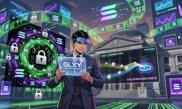 Galaxy lleva acciones tokenizadas a Solana con préstamos DeFi en Kamino - DiarioBitcoin