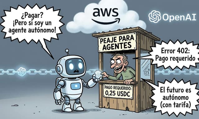 OpenAI y AWS enseñan a agentes de IA a pagar con USDC en Base - DiarioBitcoin