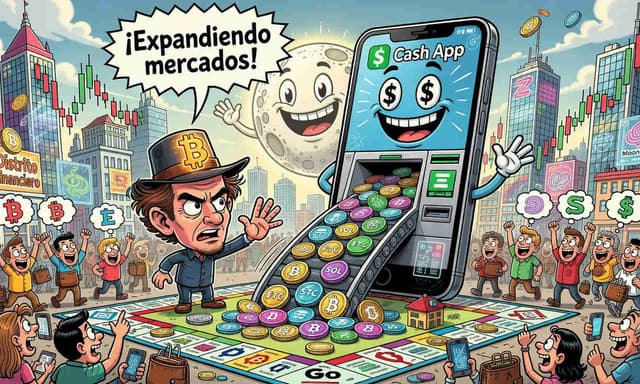 Cash App amplía su oferta cripto con MoonPay: suma Ether, solana y USDT - DiarioBitcoin