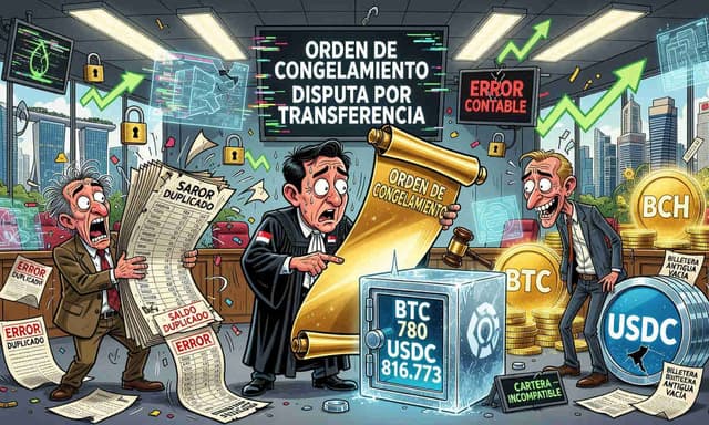 Tribunal de Singapur congela Bitcoin y USDC por disputa sobre una transferencia errónea - DiarioBitcoin