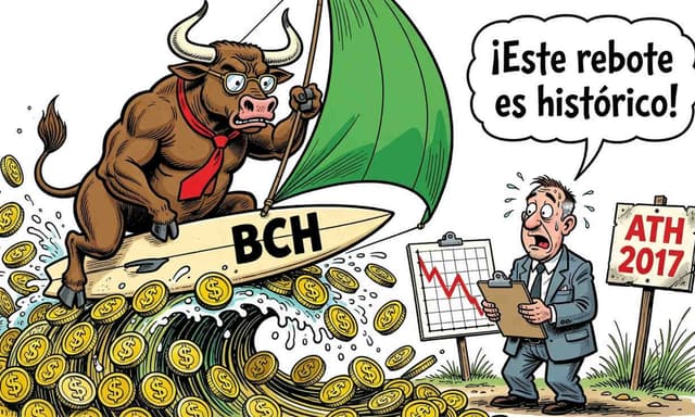 Bitcoin Cash (BCH) se dispara 9,11% en medio de un rally cripto impulsado por la regulación en EE.UU. - DiarioBitcoin