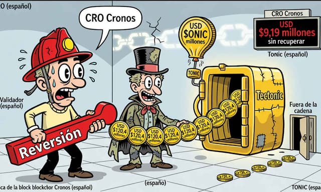 Cronos no recupera USD $9,19 millones tras exploit de Tectonic y reversión de la red Blockchain - DiarioBitcoin