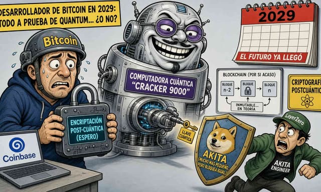 LayerZero y Coinbase aceleran la preparación cuántica de Bitcoin con horizonte 2029 - DiarioBitcoin