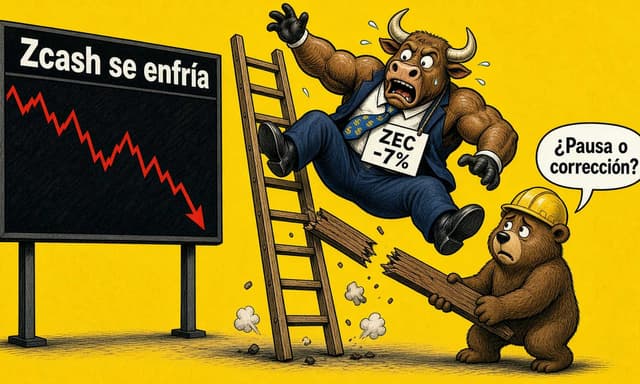 ZEC (ZEC) retrocede 7% tras su rally histórico: ¿corrección sana o techo de euforia? — 11 de septiembre de 2026 - DiarioBitcoin