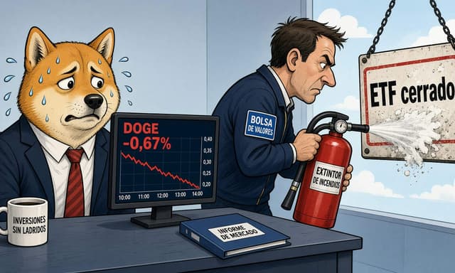 DOGE cae un 0,67% este 14 de septiembre de 2026 y el cierre del ETF de Bitwise pesa sobre el sentimiento - DiarioBitcoin