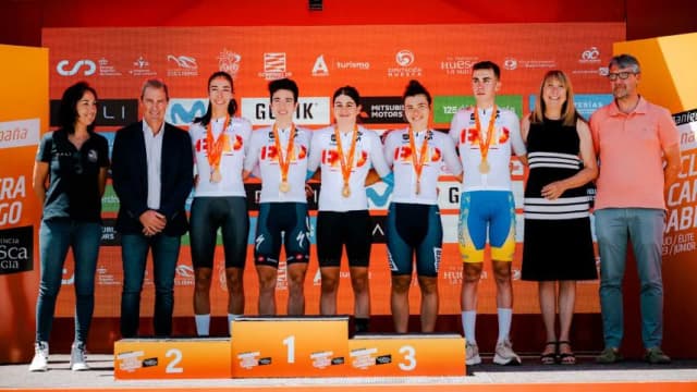 Benito, Noval y Neira reinan en las cronos del Campeonato de España de ciclismo