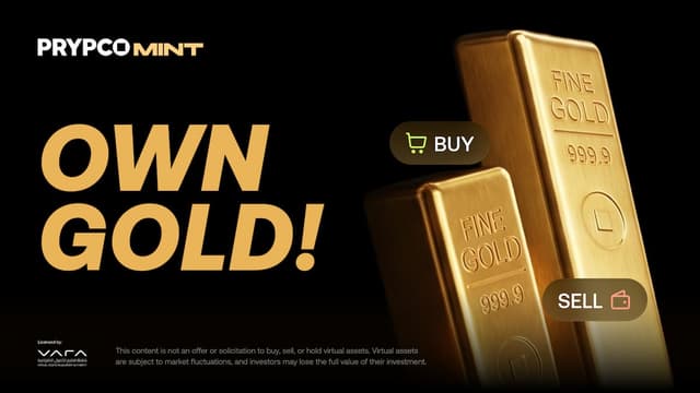 PRYPCO Mint Adds Tokenised Gold to its Real Estate Platform | The Fintech Times