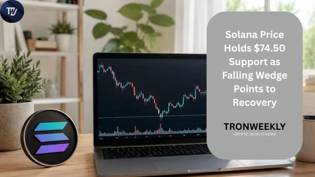 Solana Price Holds $74.50 Support As Falling Wedge Points To Recovery