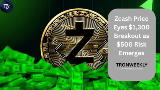 Zcash Price Eyes $1,300 Breakout As $500 Risk Emerges