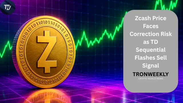 Zcash Price Faces Correction Risk As TD Sequential Flashes Sell Signal